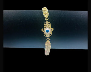 Hamsa Hand Evil Eye Bracelet