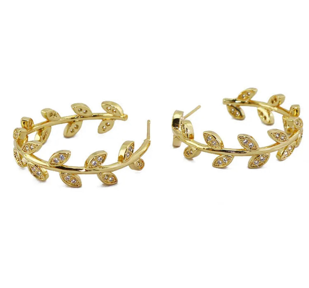 Ivy Hoop Earrings