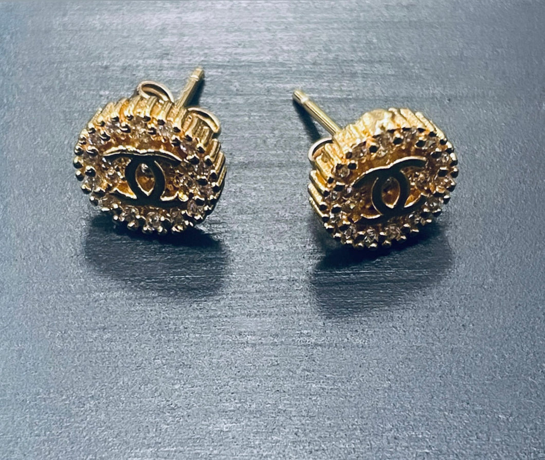 CC Post Earrings