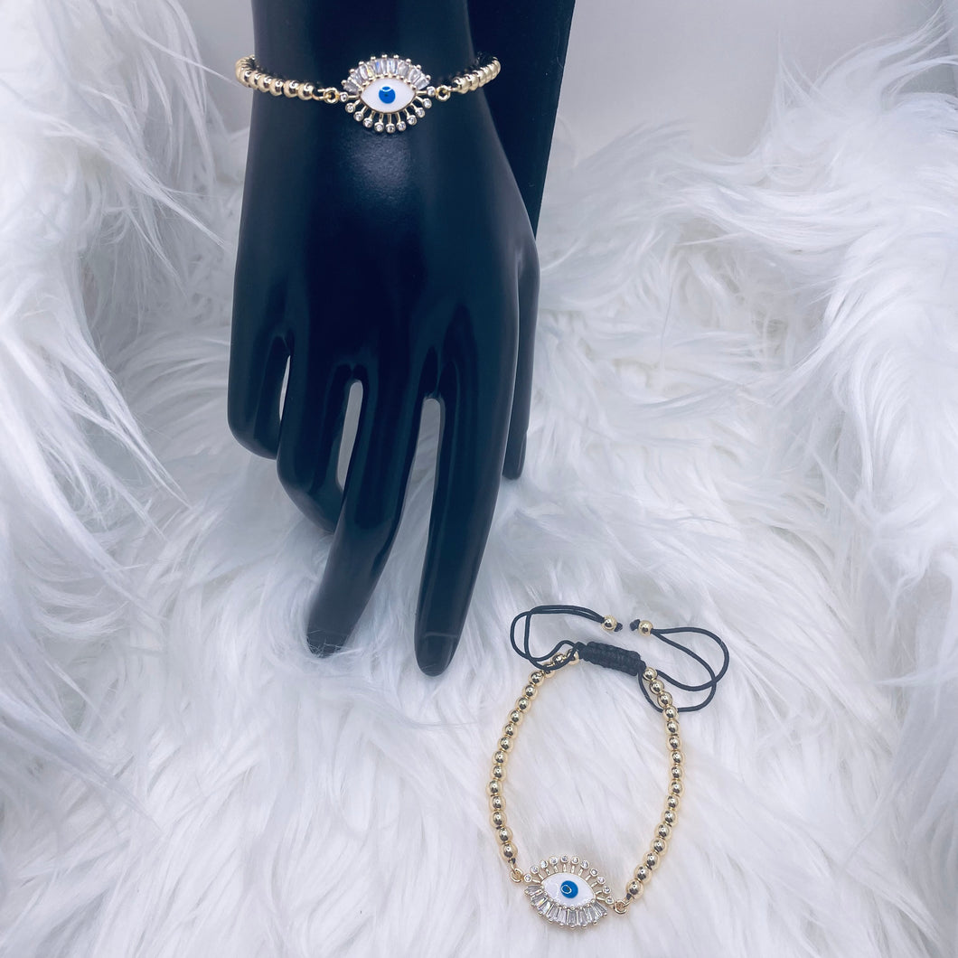 Evil Eye Adjustable Bracelet