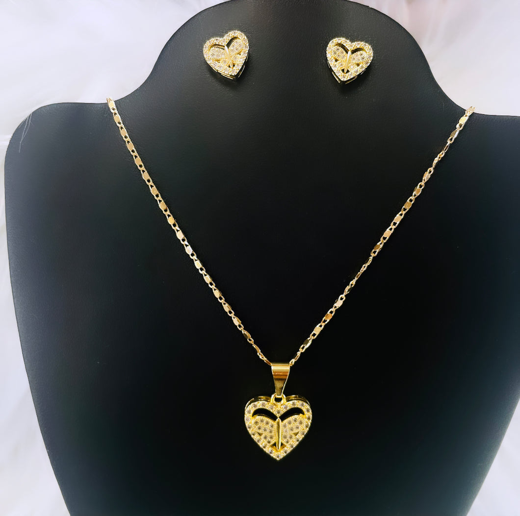 Heart Butterfly Set